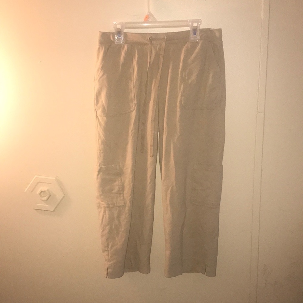 Basic editions pants tan